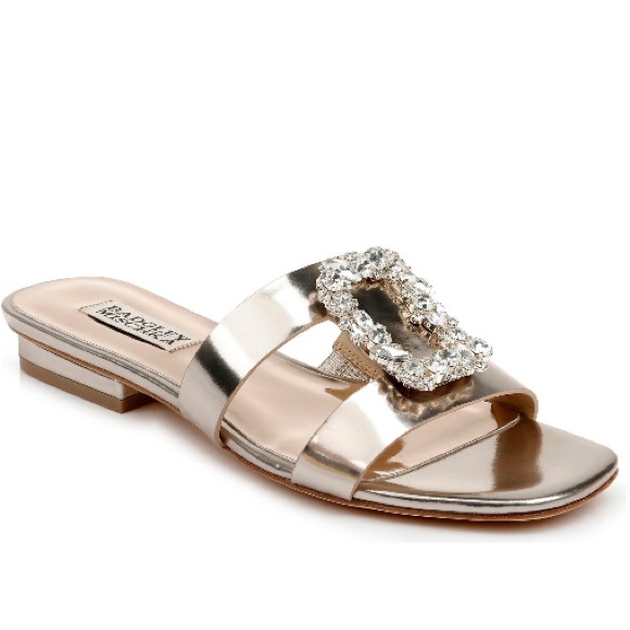 Badgley Mischka collection Josette slide sandals - Picture 2 of 12